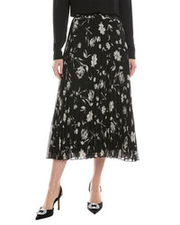 Anne Klein Pleated Skirt Black