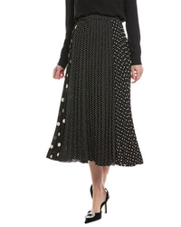 Anne Klein Pleated Skirt Regular 0 (XS) Black