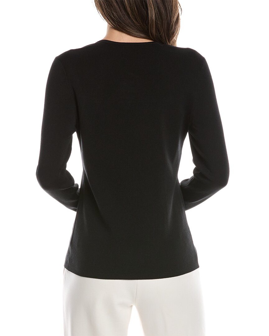 Anne Klein Portrait Neck Top