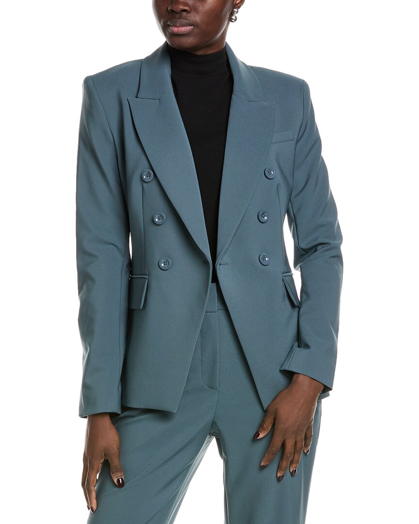 Toccin Kylie Double-Breasted Blazer Blue