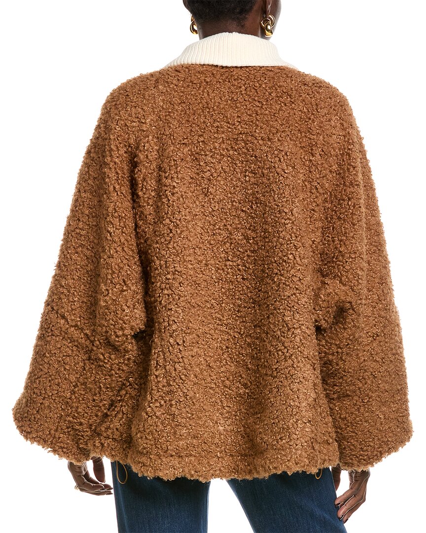 Toccin Serafina Oversized Wool-Blend Popover
