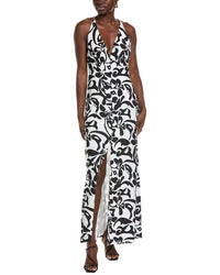 Toccin Aubrey Cami Satin Slip Dress Black