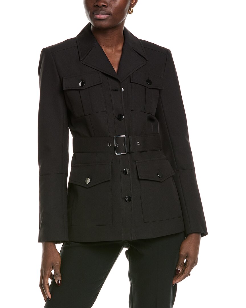 Toccin Charlie Safari Belted Blazer Black
