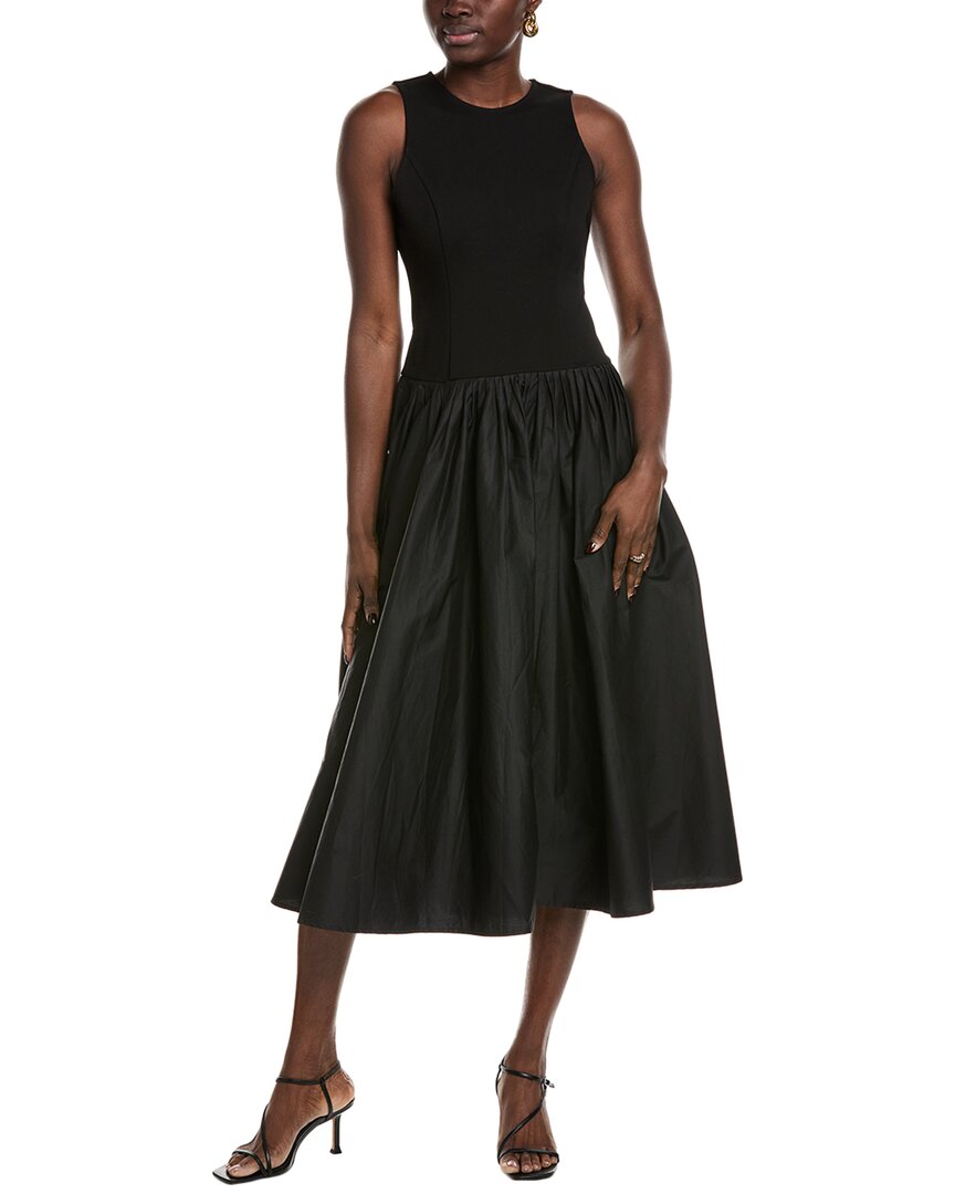 Toccin Clara Racerback Midi Dress Black