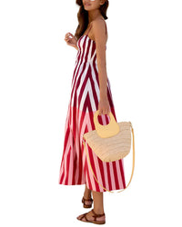 Camila Blanco Printed Midi Dress