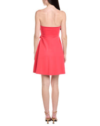 Susana Monaco Bow V-Wire Mini Dress