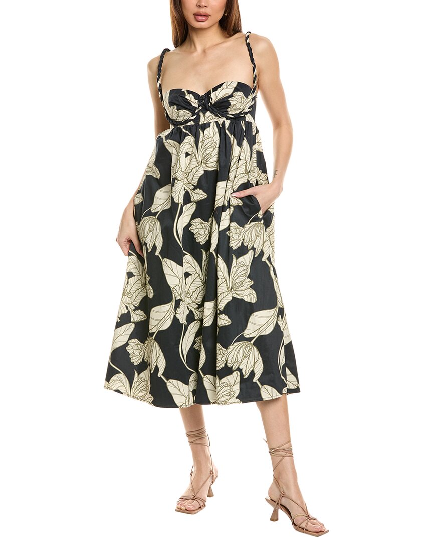 Hutch Zonna Midi Dress Blue