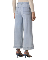 Wit & Wisdom Light Blue Whitney Skyrise Crop Wide Leg Jean