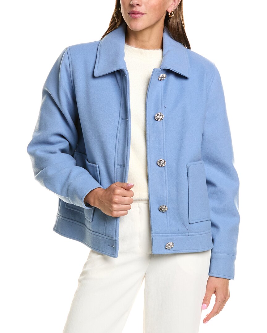 CeCe Cece Jewel Buttons Short Jacket