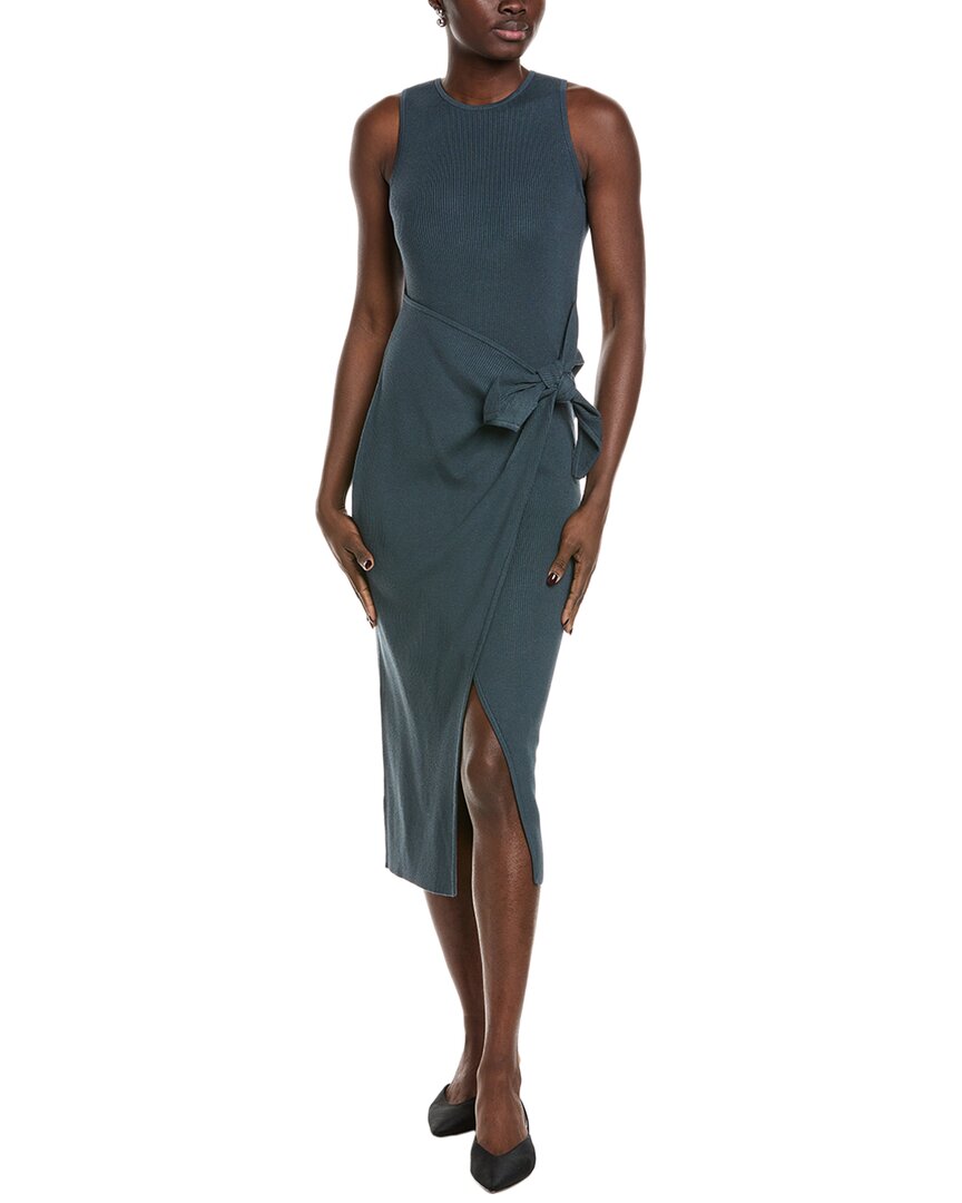 Toccin Abigail Sarong Racer Sweaterdress Blue
