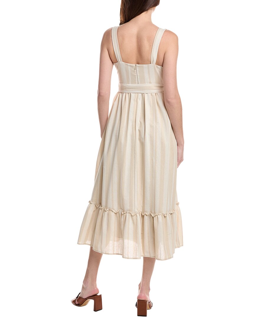 Taylor Linen-Blend Midi Dress