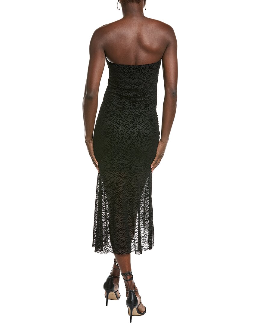Marion Animal Print Mesh Tube Dress