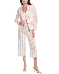 Nanette Nanette Lepore 2Pc Jacket & Pant Set White