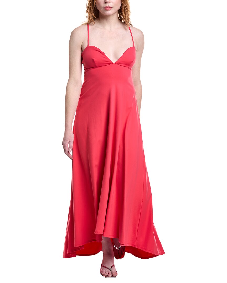 Susana Monaco Sweetheart String High-Low Maxi Dress