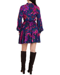 Hermoza Louisa Tunic Belted Tie Mini Dress