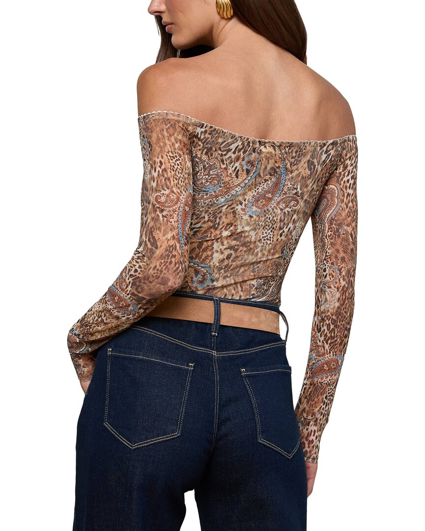 L’Agence Peonie Off Shoulder Bodysuit