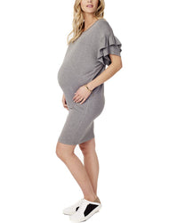 Ingrid & Isabel Maternity Ruffle Sleeve T-Shirt Dress