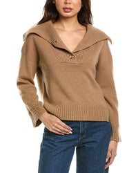 THE CASHMERE PROJECT The Cashmere Project Sailor Collar Cashmere Pullover