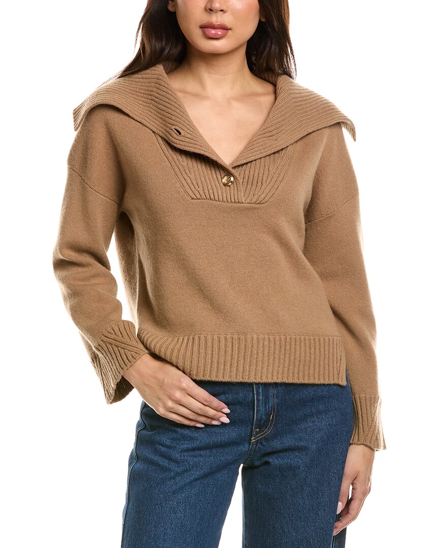 THE CASHMERE PROJECT The Cashmere Project Sailor Collar Cashmere Pullover