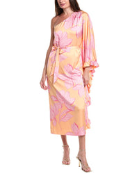 Hutch Moran Midi Dress Orange