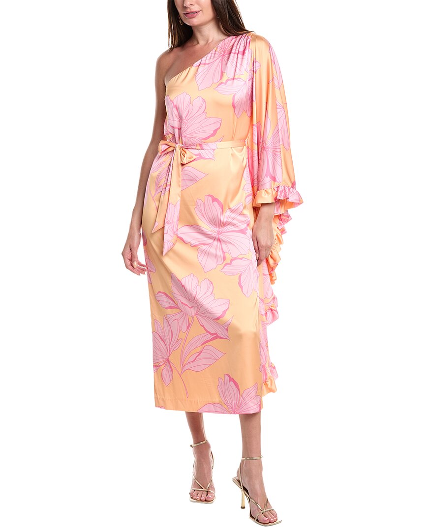 Hutch Moran Midi Dress Orange