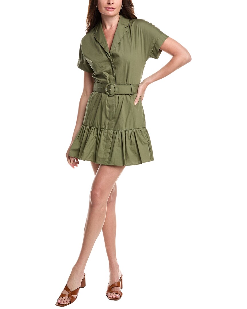 Hutch Peach Mini Dress Green