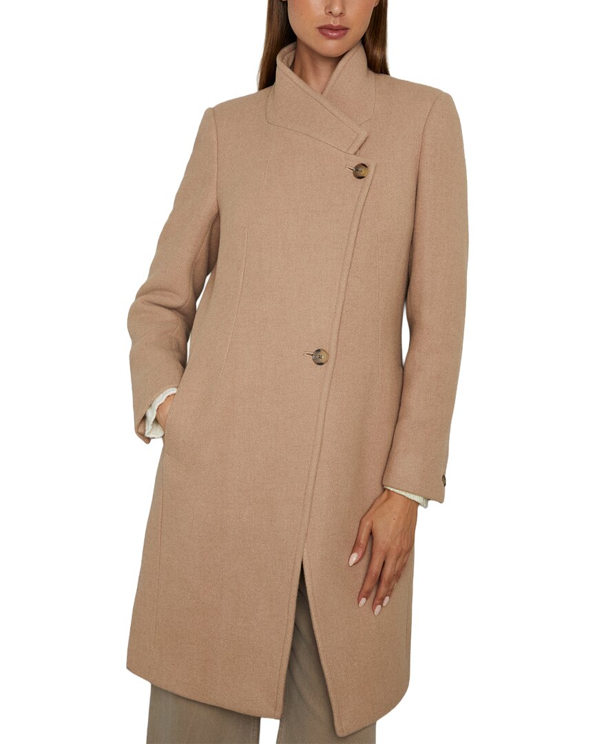 Reiss Maude Wool-Blend Mid Length Coat