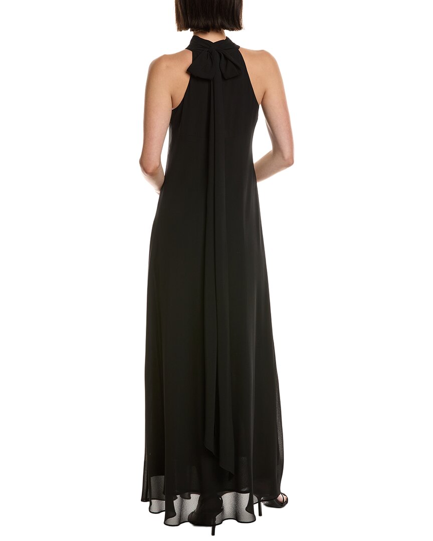 Carla Ruiz Halter Mock Neck Maxi Dress