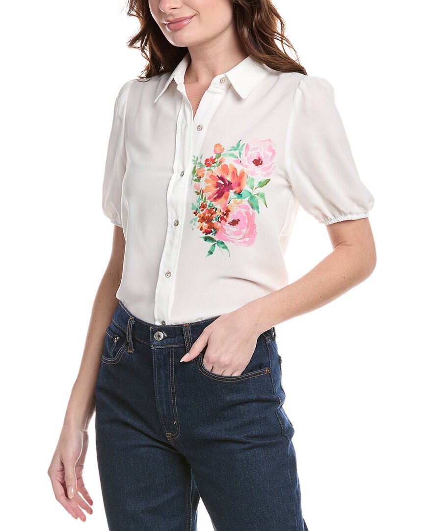 Nanette Nanette Lepore Nanette Nanette Lepore Puff Sleeve Top