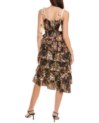 Jl Luxe Tiered Midi Dress