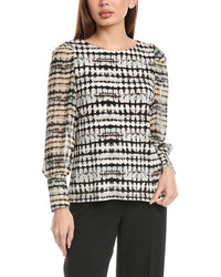 Anne Klein Wrap Top White