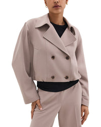Theory Oversized Cropped Trench Multi