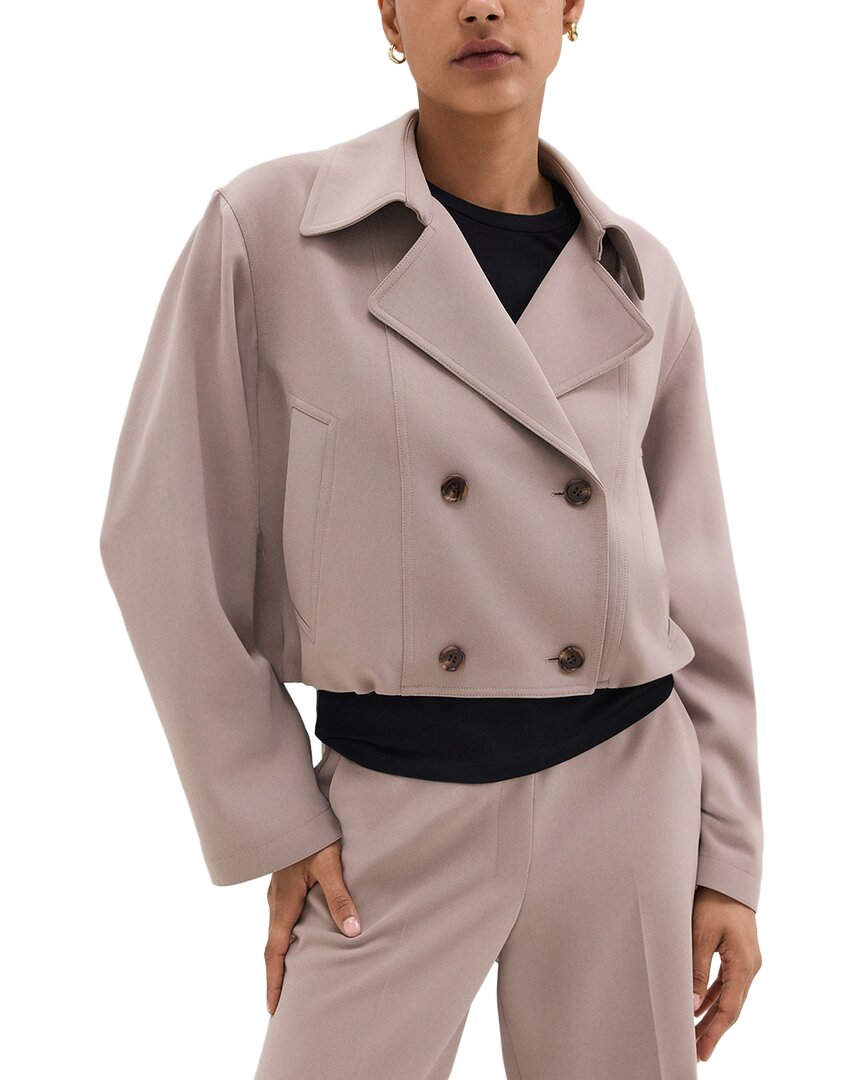 Theory Oversized Cropped Trench Multi