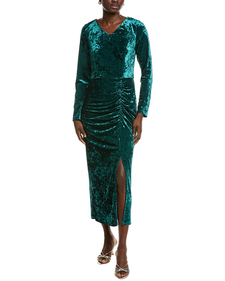 Pascale La Mode Crushed Velvet Midi Dress