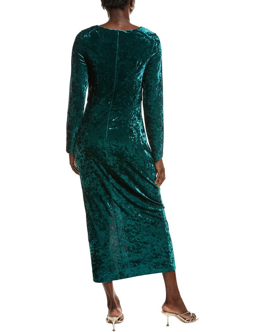 Pascale La Mode Crushed Velvet Midi Dress