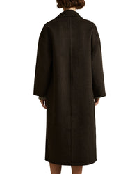 Reiss Lara Herringbone Wool-Blend Coat