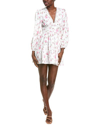 Ipponelli Floral Mini Dress Pink