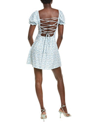 Ipponelli Lace-Up Mini Dress
