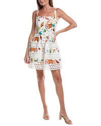 Layered With Love Layered With Love Giorgia Crochet Trim Mini Dress