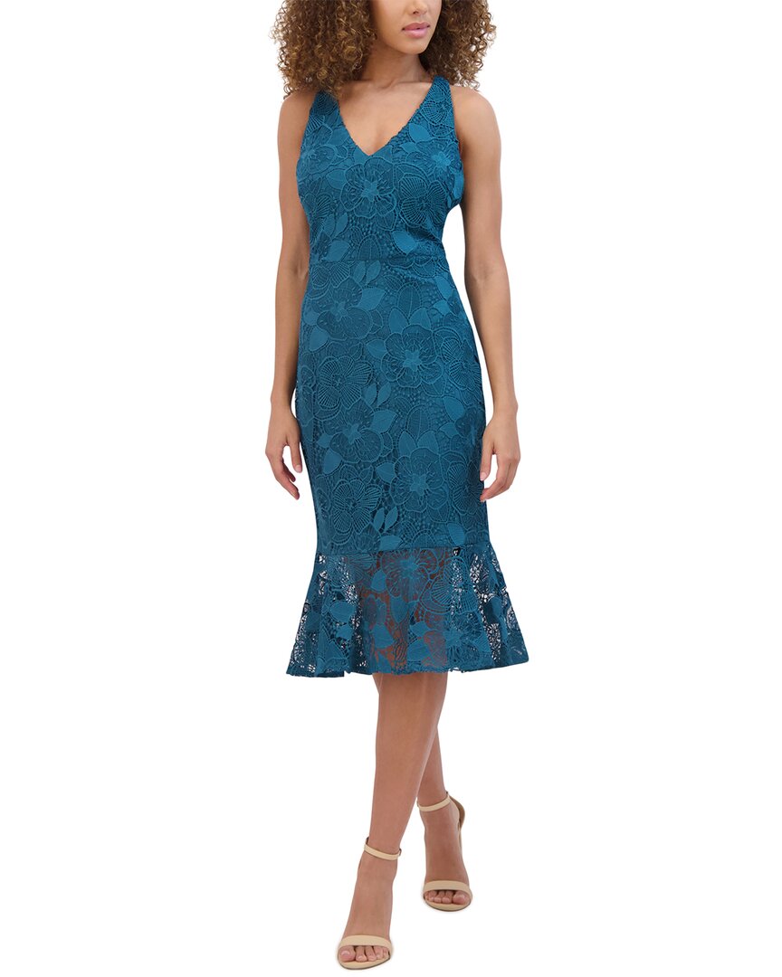 Siena Floral Lace Midi Dress