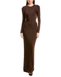 Et Ochs Reagan Gown Brown Multi
