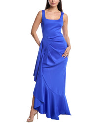 Black Halo Jewel Gown Blue