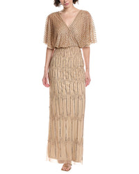 Adrianna Papell 3/4-Sleeve Lace Dress