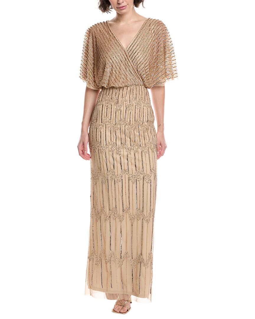 Adrianna Papell 3/4-Sleeve Lace Dress