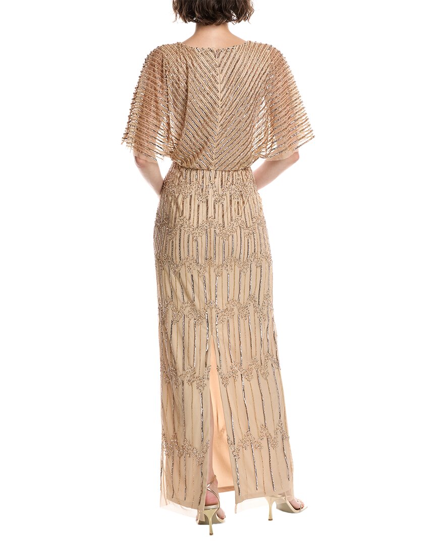 Adrianna Papell 3/4-Sleeve Lace Dress