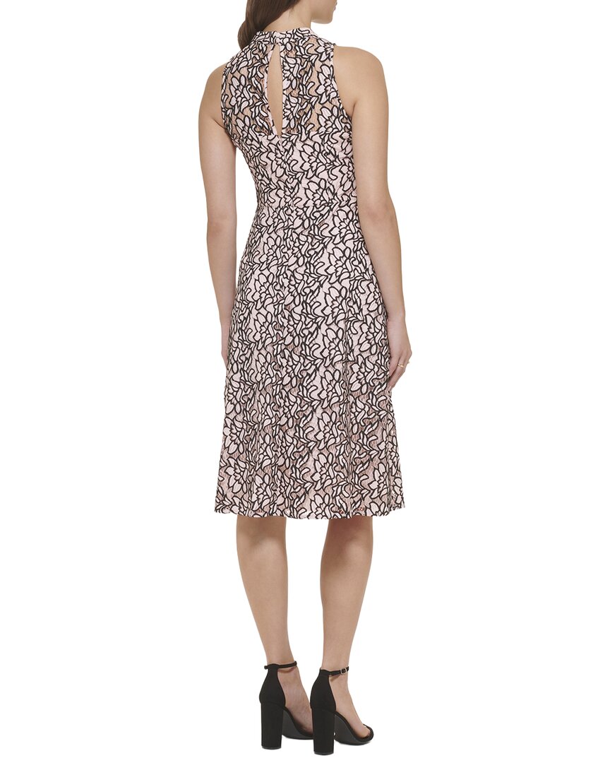 Kensie 2-Tone Lace Midi Dress