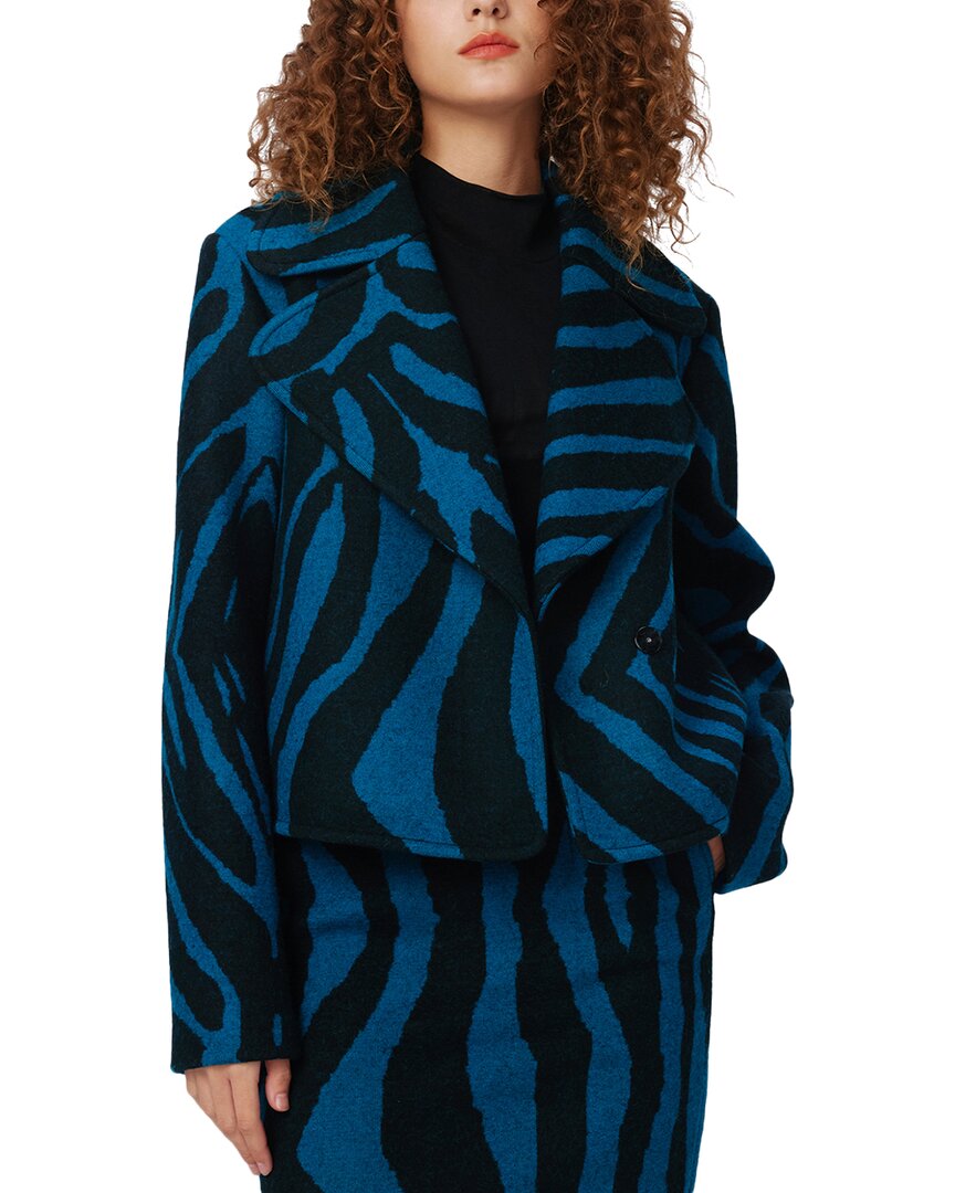 Diane Von Furstenberg Yilia Wool-Blend Coat