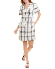 Pearl By Lela Rose Oversized Plaid Shirtdress
