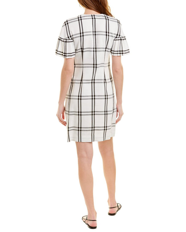 Pearl By Lela Rose Oversized Plaid Shirtdress