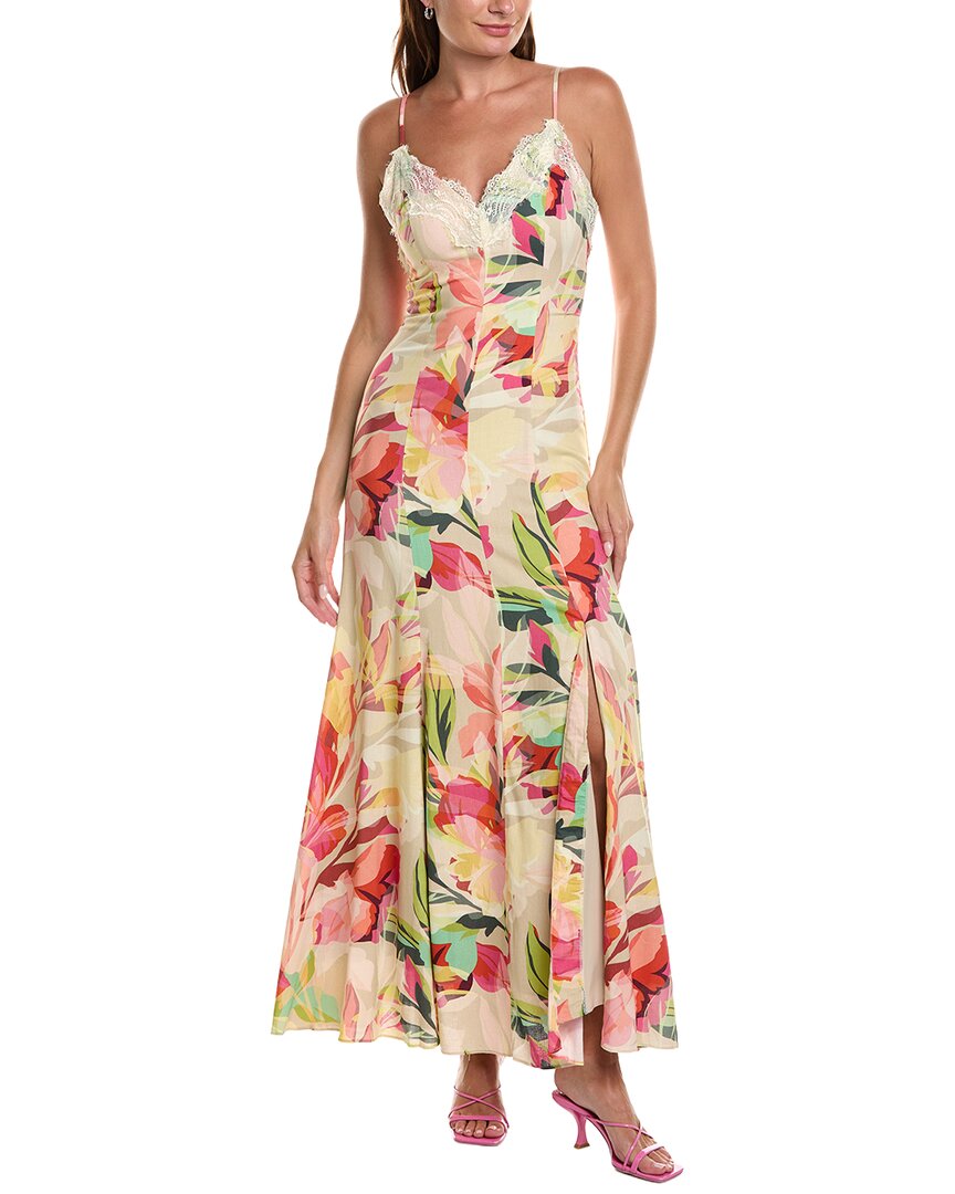 Hutch Hutch Baldwin Linen-Blend Gown